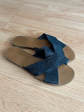 Alex Marie Kayln Cross Slide Sandals Women’s 7M